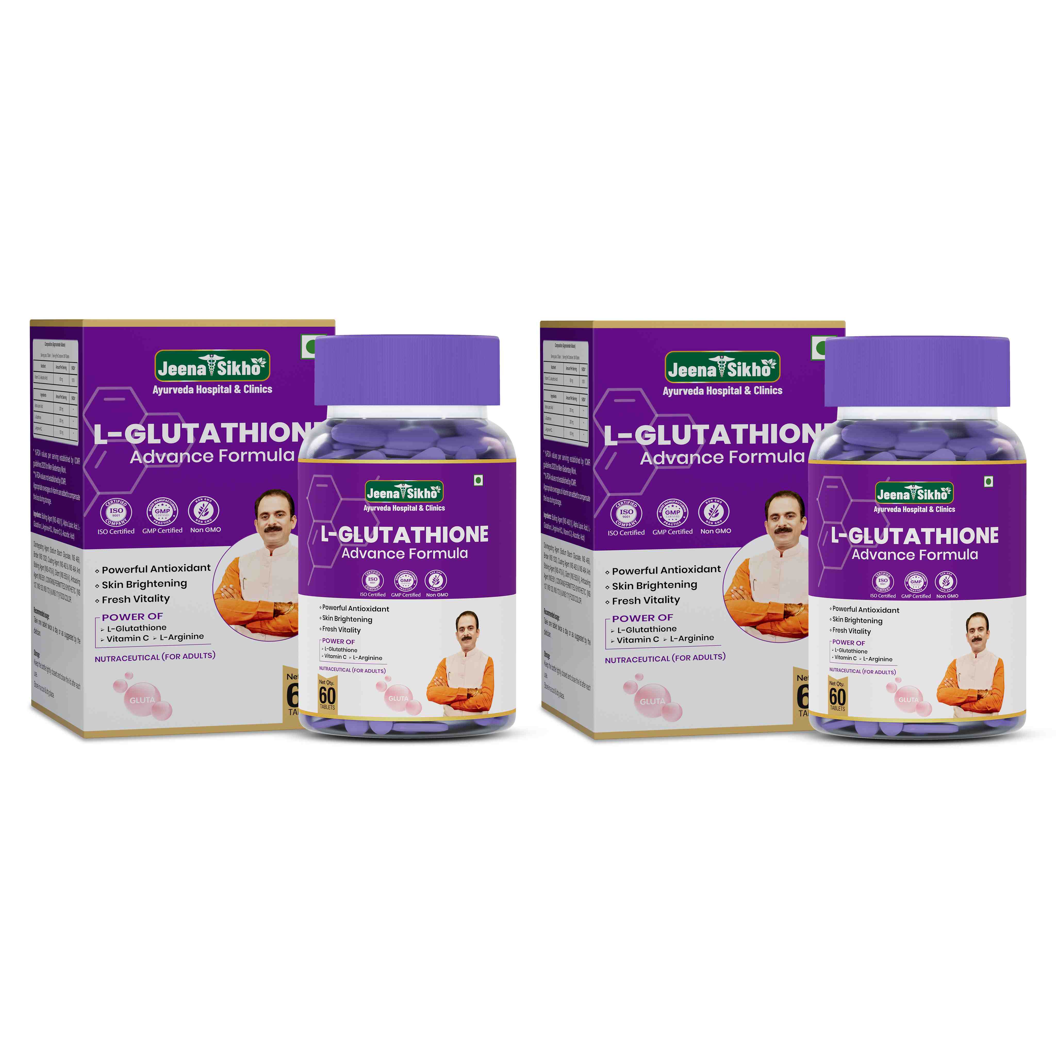 L-Glutathione Tablets | Skin Glow, Radiance & Detox Support with Vitamin C & L-Arginine - Image 10