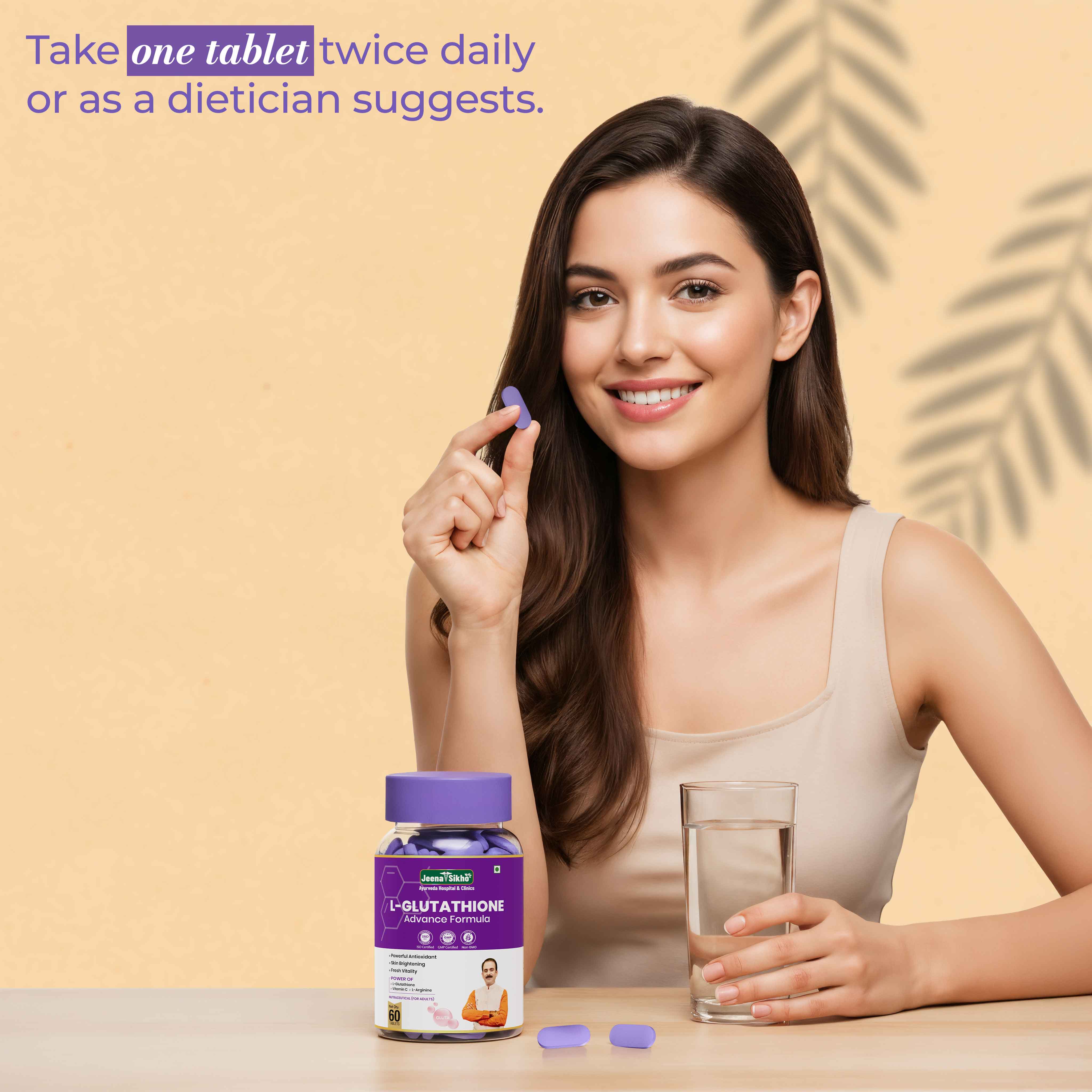 L-Glutathione Tablets | Skin Glow, Radiance & Detox Support with Vitamin C & L-Arginine - Image 6