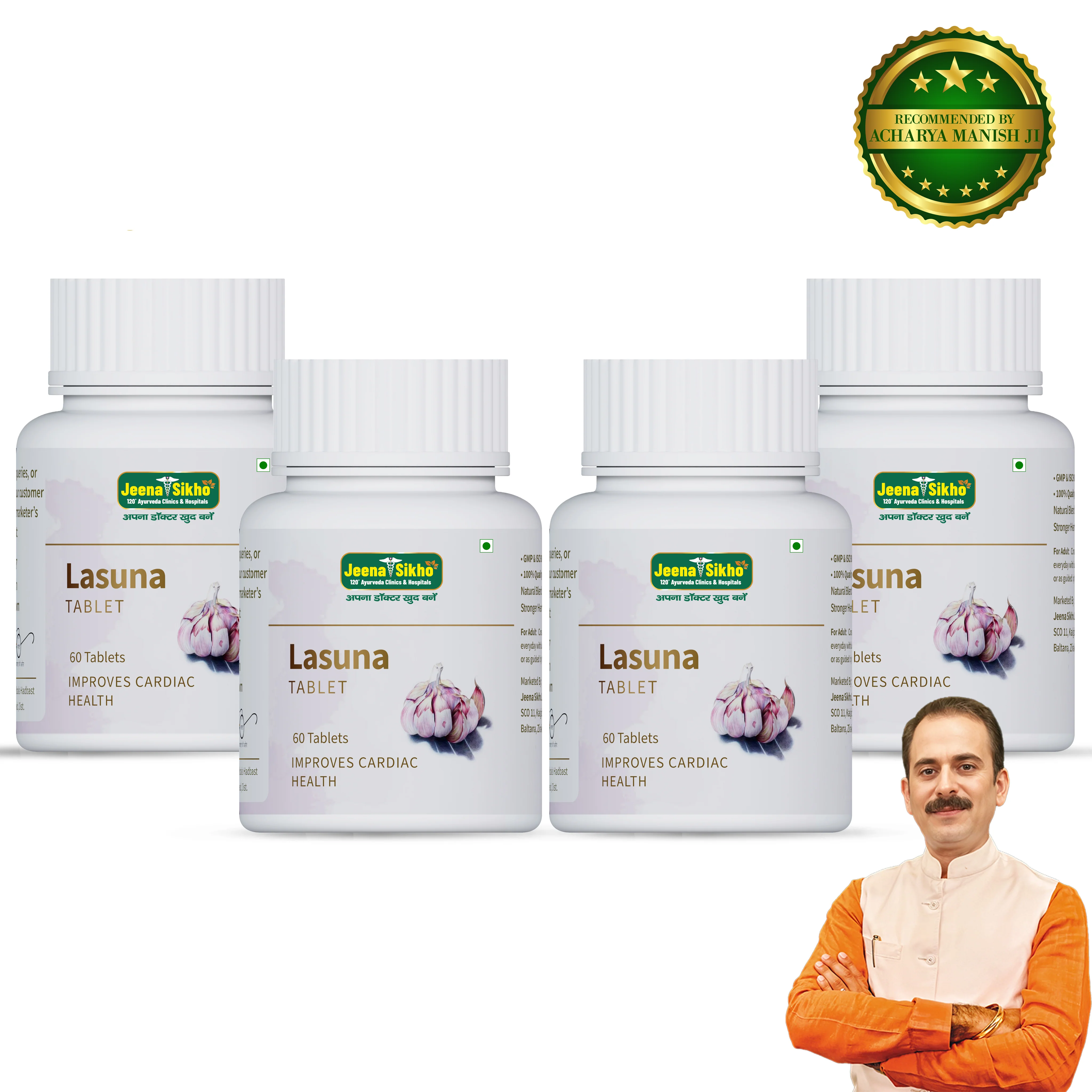 Lasuna Tablets | Heart Health & Cholesterol Support - Image 12