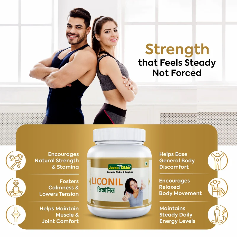 Liconil Powder | Ayurvedic Herbal Body Ache, Strength & Mobility Support Supplement - Image 3