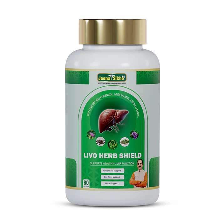 Livo Herb Shield | Ayurvedic Liver Care with Kalmegh, Kutki, & Guduchi | For Daily Liver Protection, Detox & Metabolic Balance | Maintains Healthy Liver Function - Image 2