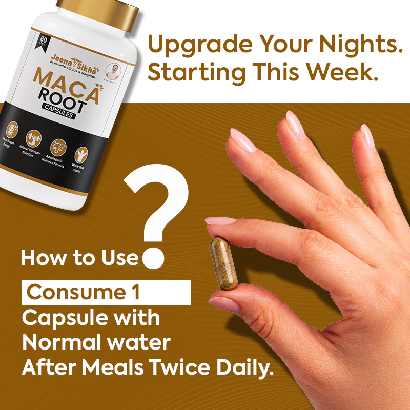 Maca Root Capsules | Provides Stamina, Strength & Daily Wellness | Adaptogenic Plant-Based Formula - Image 6