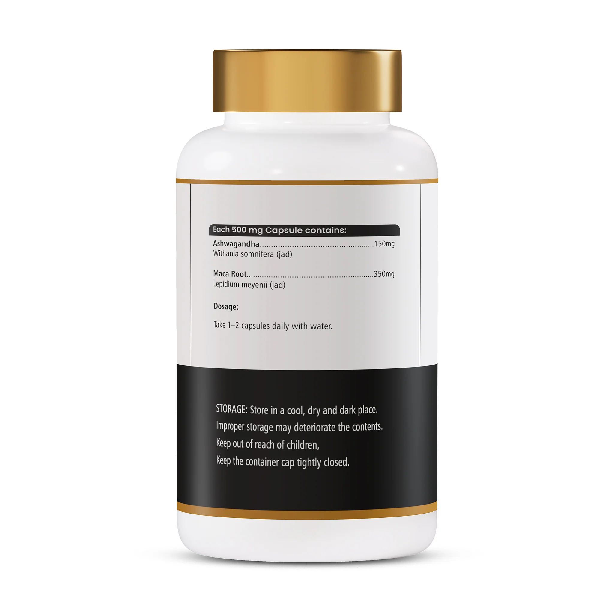 Maca Root Capsules | Provides Stamina, Strength & Daily Wellness | Adaptogenic Plant-Based Formula - Image 7