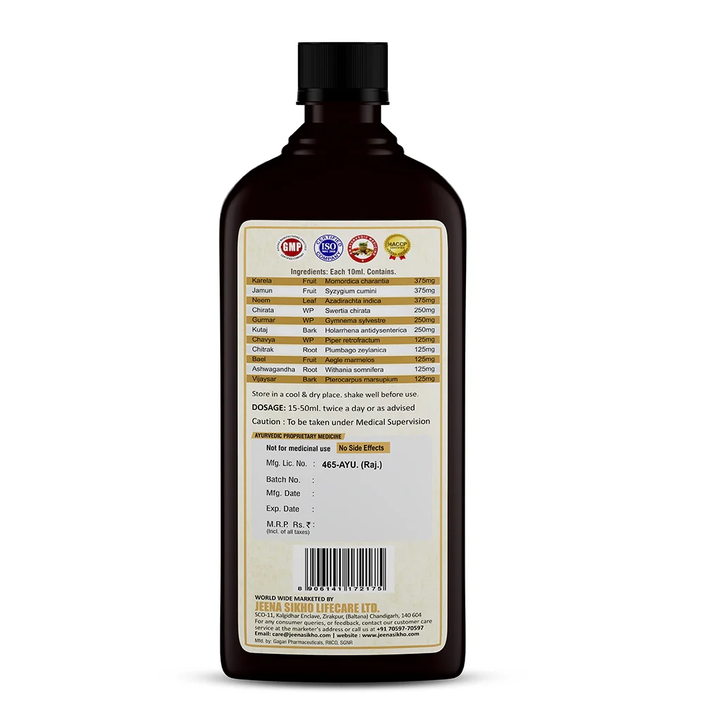 Madhumeh Parbandhak Syrup | Ayurvedic Blood Sugar Support, Metabolism & Energy - Image 7