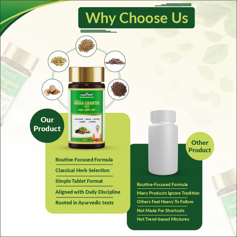 Maha Granthi Vati Tablets | Ayurvedic Support for Gland Swelling, Cysts & Fibroid Wellness - Image 5