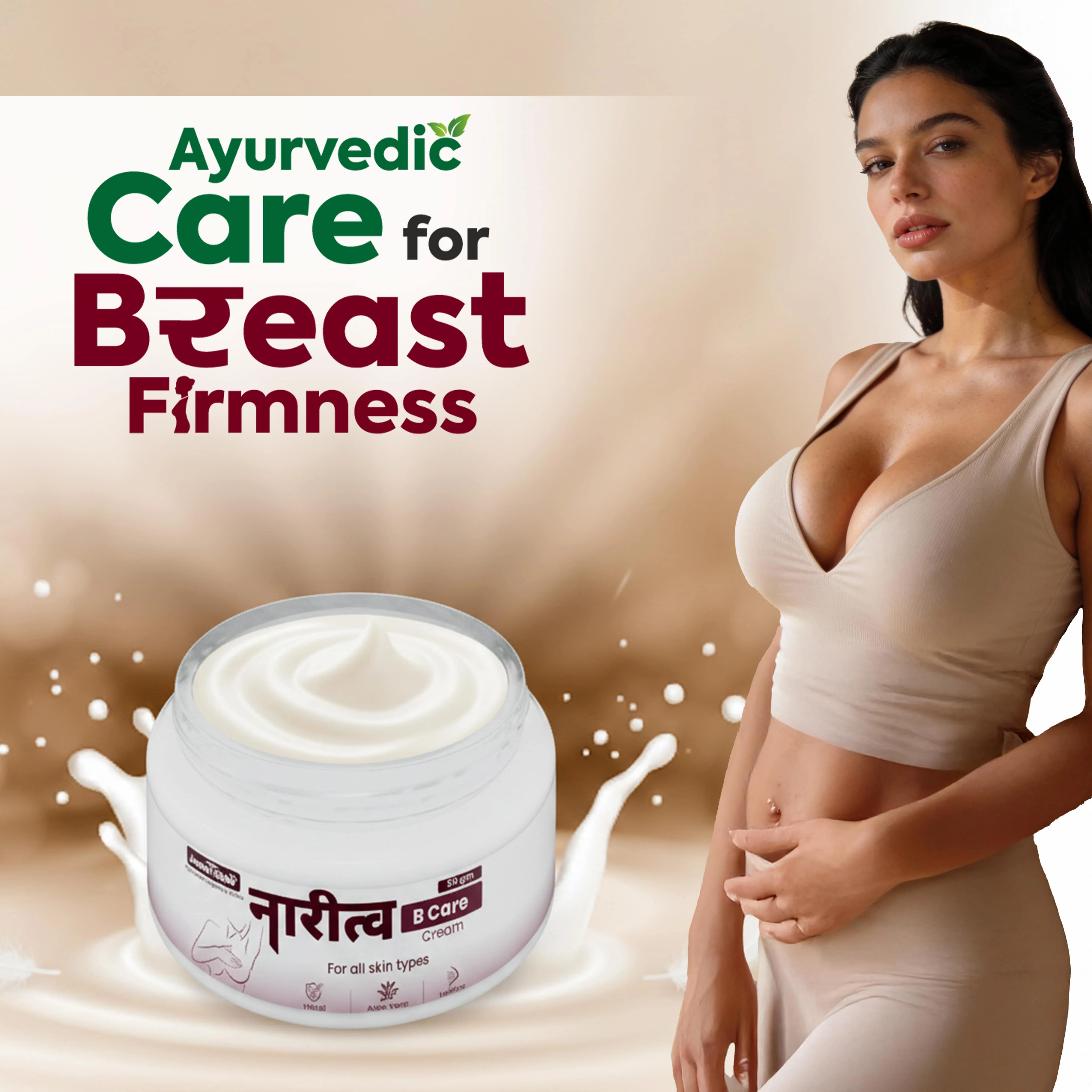 Naritva B Care Cream | Ayurvedic Breast Care, Skin Nourishment & Daily Comfort - Image 3