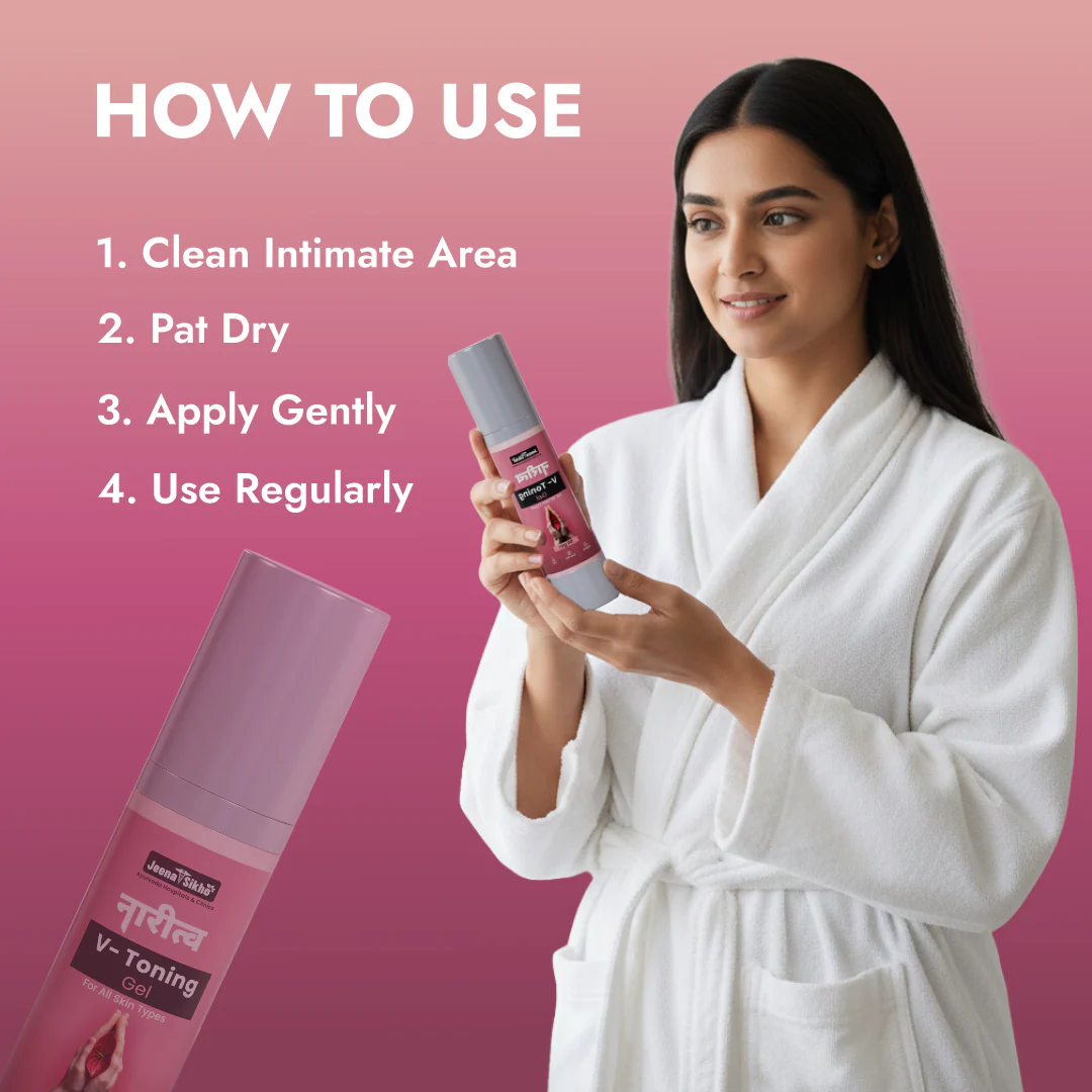 Naritva V Toning Gel | Ayurvedic Intimate Hygiene & Daily Comfort Care (External Use) - Image 6