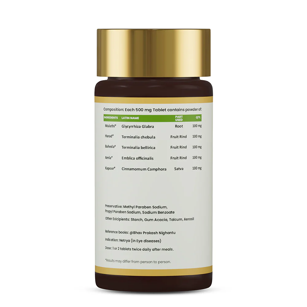 Netra Shodhak Vati | Ayurvedic Support Tablets for Eye Dryness & Strain - Image 8