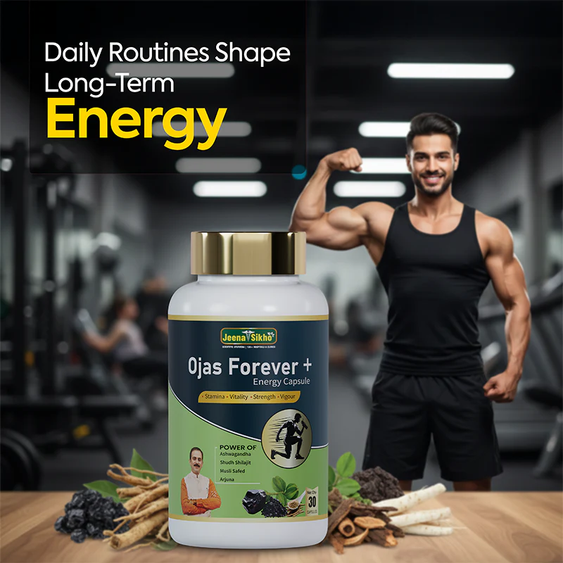 Ojas Forever+ Energy Capsule | Ayurvedic Capsules for Energy, Stamina & Strength - Image 2