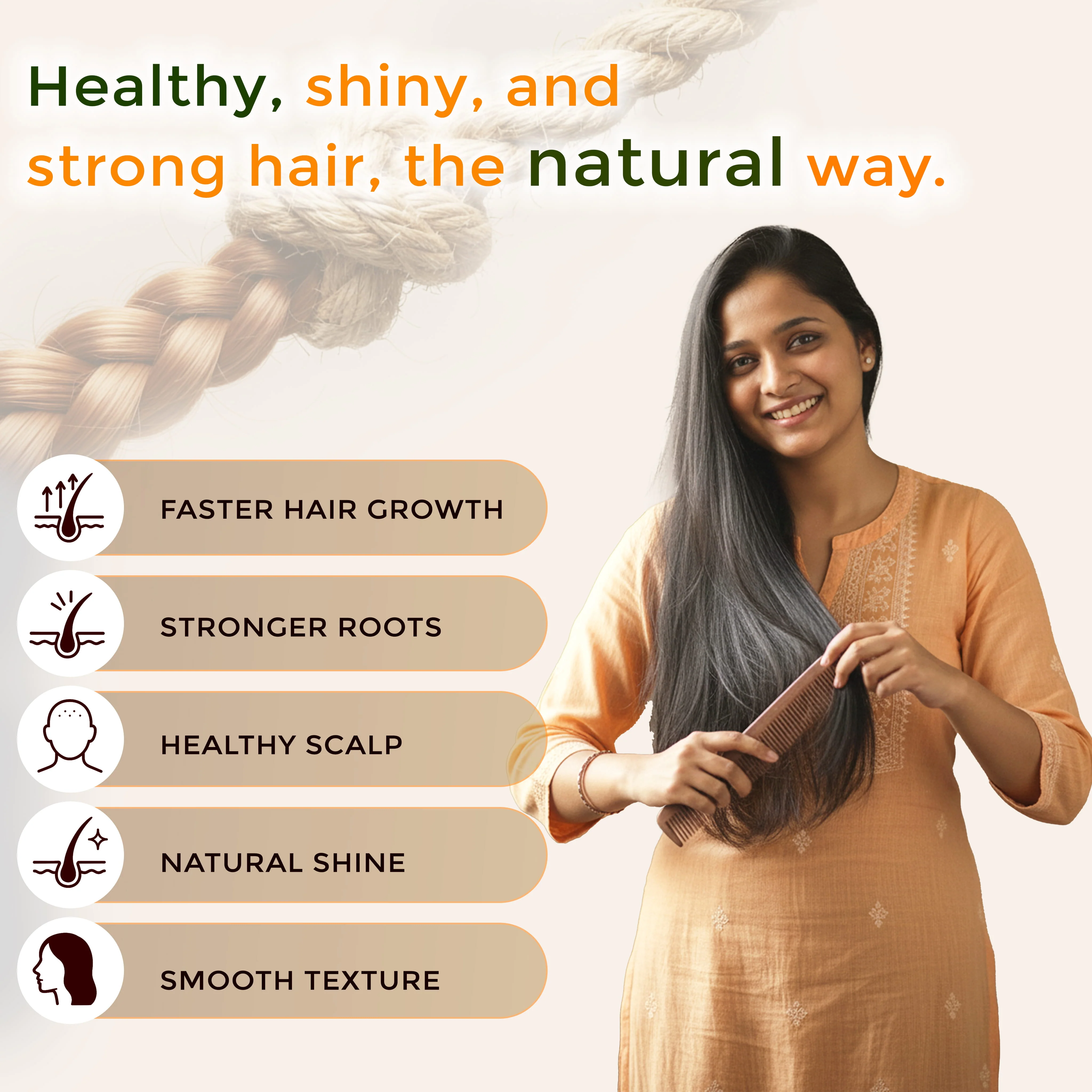 Omarion Capsules | Ayurvedic Hair Nourishment for Shine, Strength & Scalp Health - Image 3