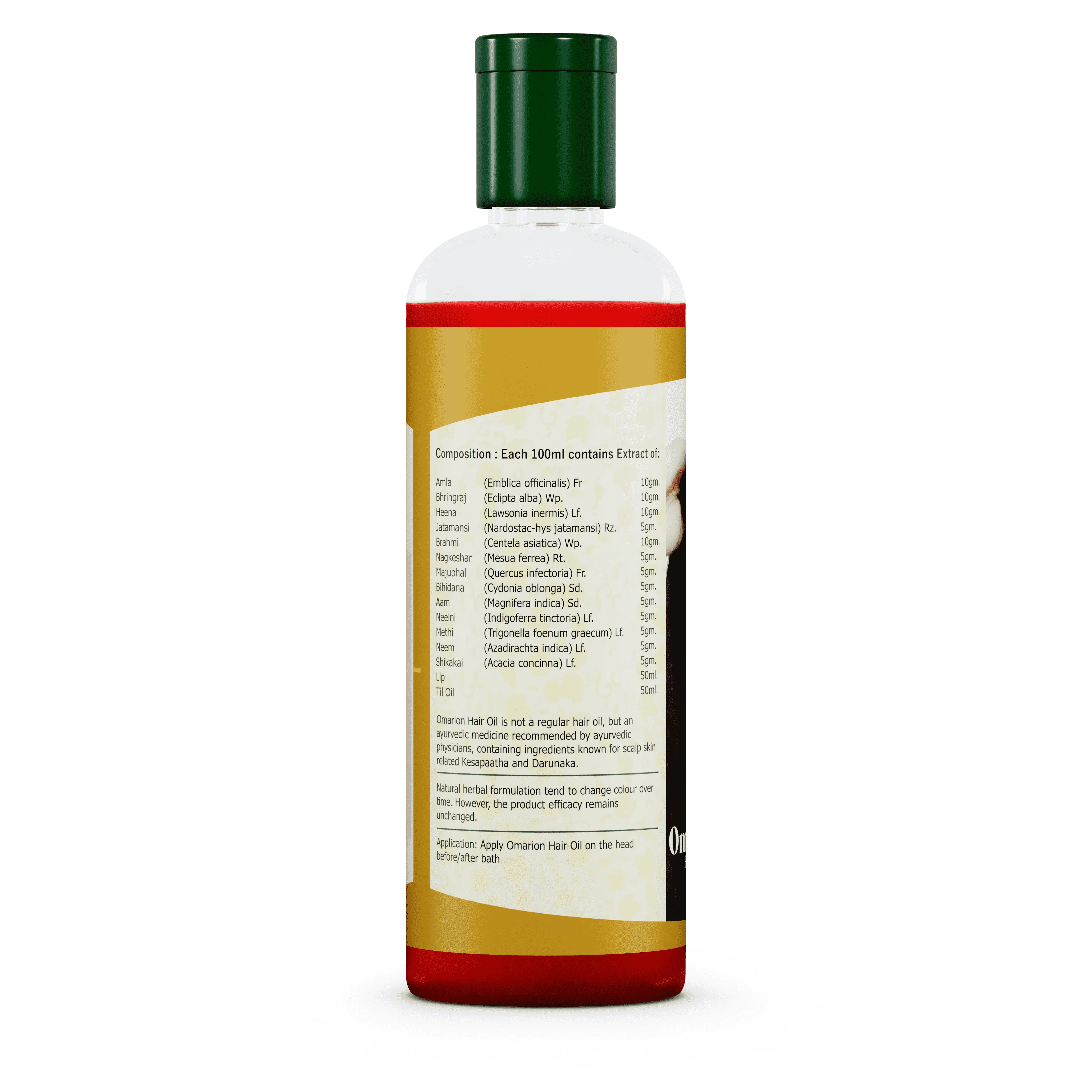 Omarion Hair Oil | Ayurvedic Herbal Hair Care Oil for Hair Fall Control, Root Nourishment & Healthy Shine - Image 6