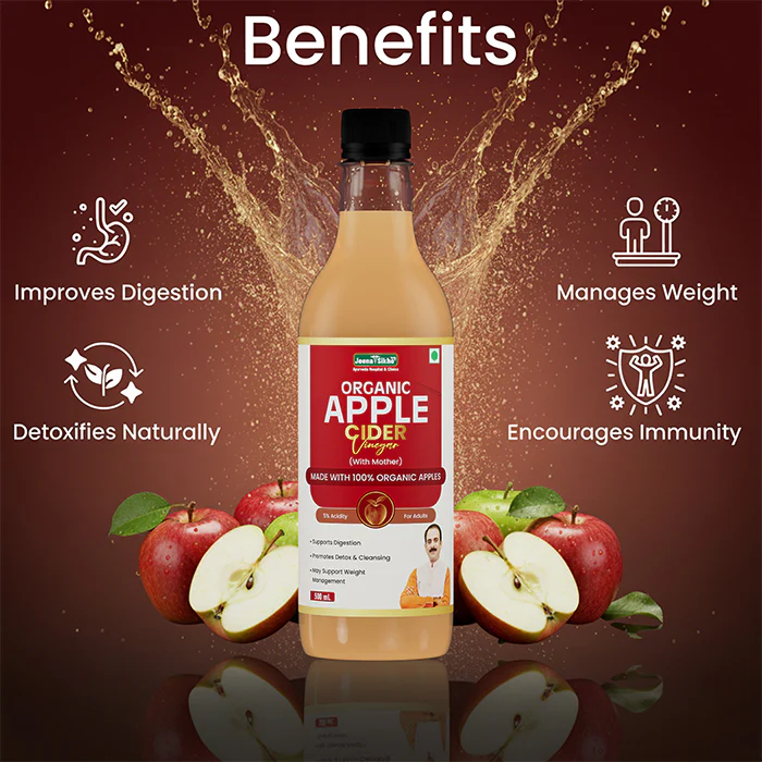 Organic Apple Cider Vinegar | Raw & Unfiltered ACV for Detox, Weight Management, Digestion & Immunity - Image 3