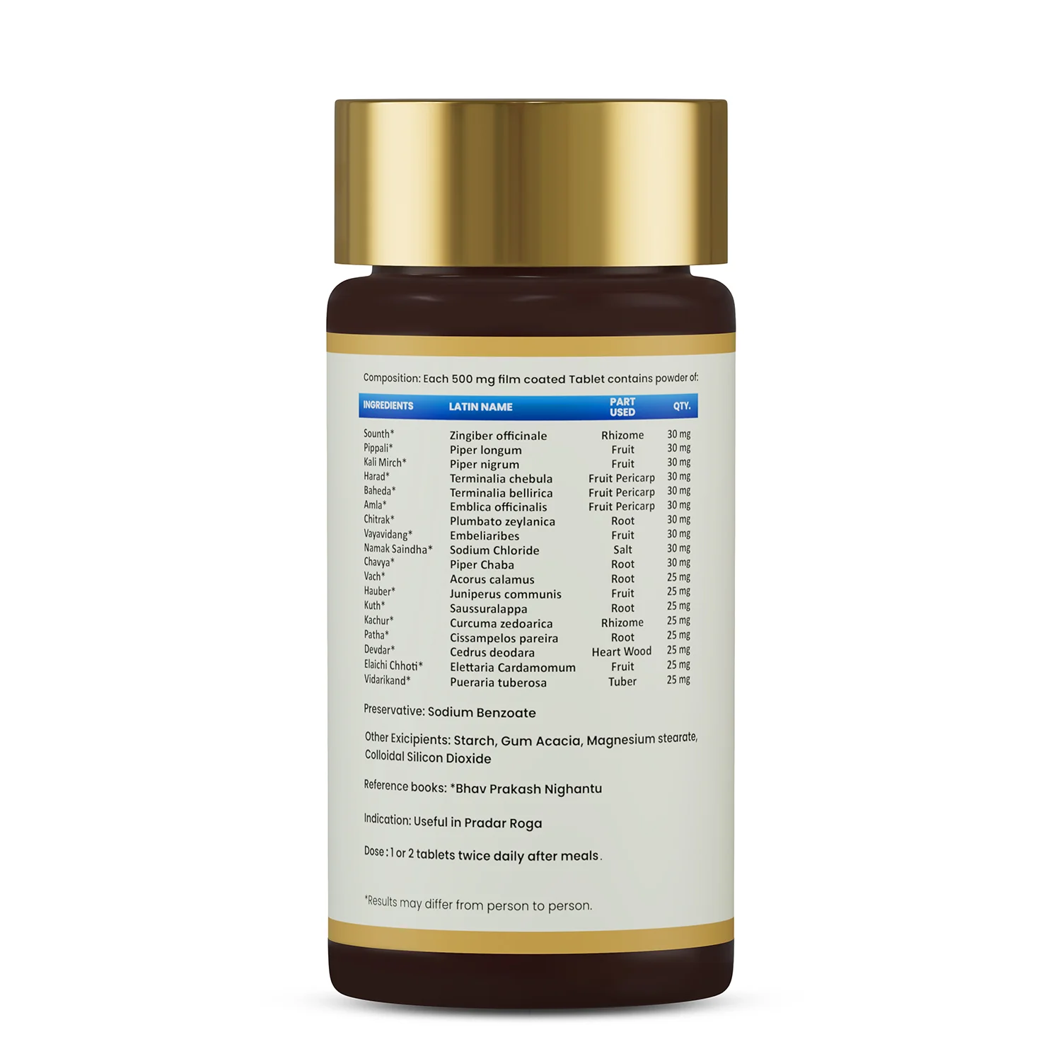 Pradar Vati | Tablets for Menstrual Health Support, Hormonal Balance Support & Female Wellness - Image 4