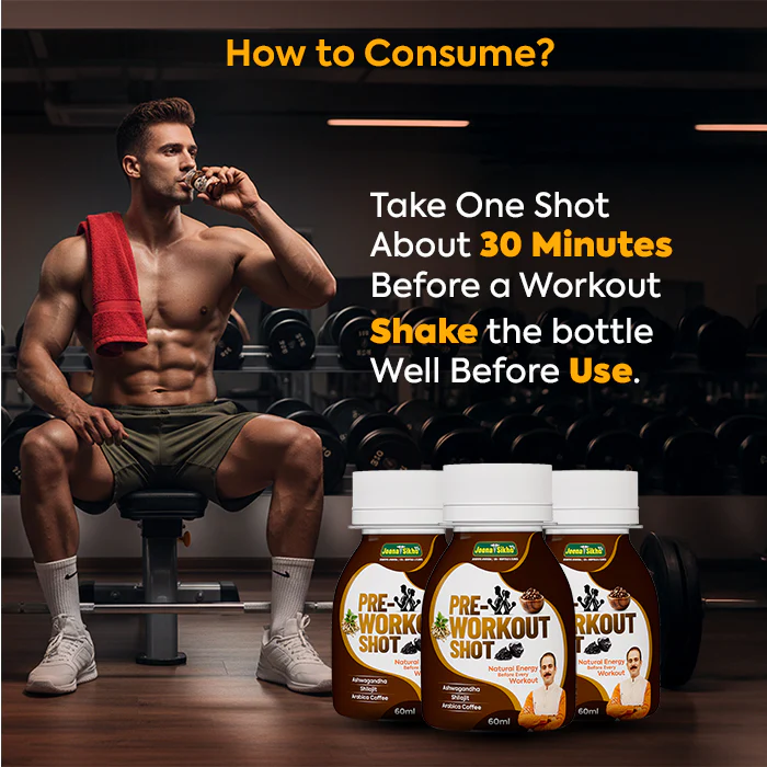 Pre-Workout Shot | Ayurvedic Energy & Stamina Support | 60 ml, Pack of 9 - Image 5