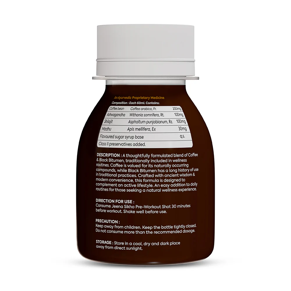 Pre-Workout Shot | Ayurvedic Energy & Stamina Support | 60 ml, Pack of 9 - Image 8