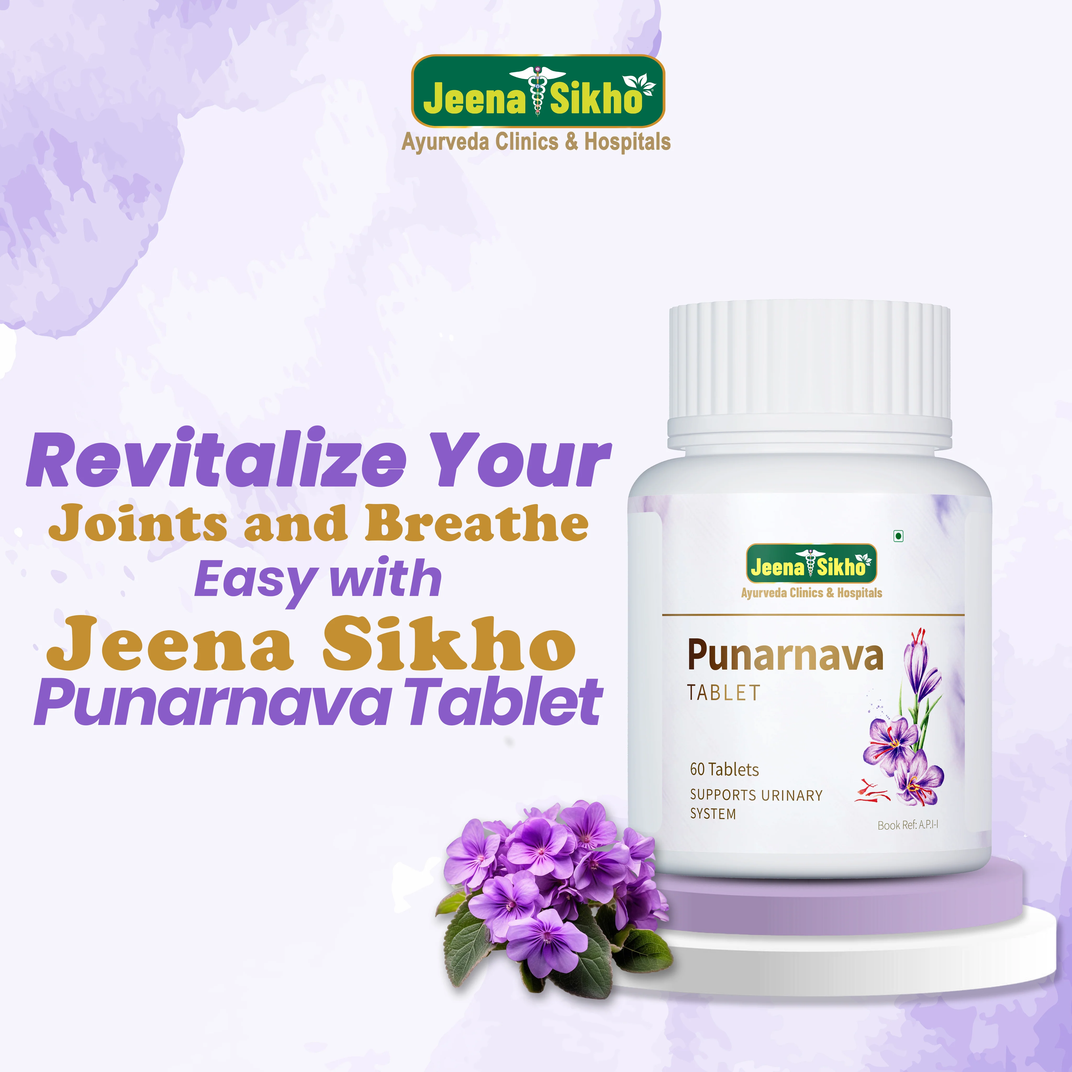 Punarnava Tablets | Kidney–Liver Support, Swelling Care, Joint Flexibility, Digestion & Vata Balance - Image 5