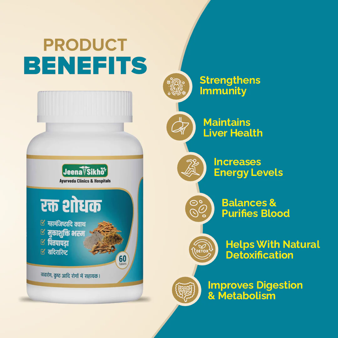 Rakt Shodhak Tablets | Ayurvedic Blood Purifier for Clear Skin, Detox & Immunity Support - Image 3