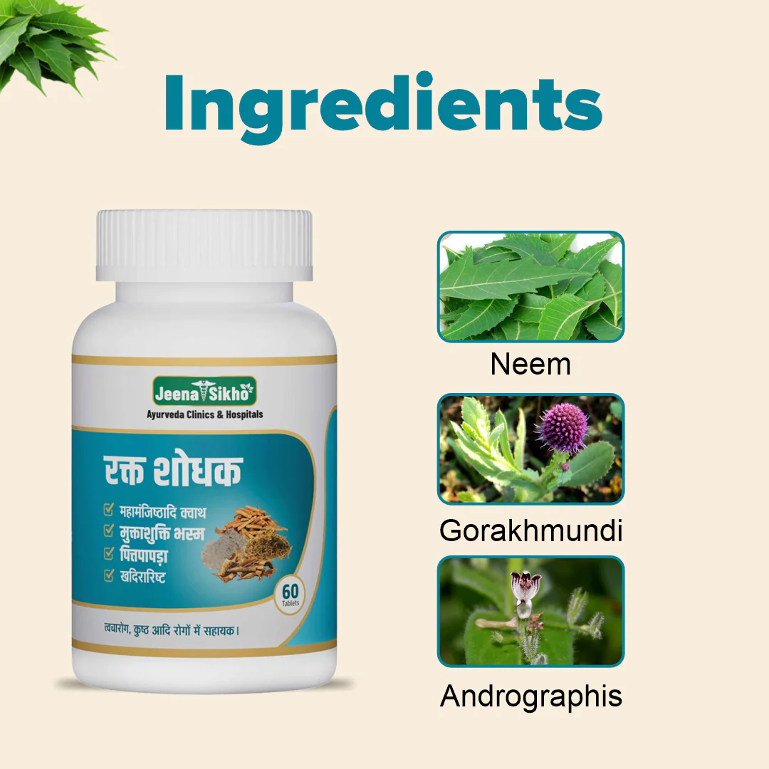Rakt Shodhak Tablets | Ayurvedic Blood Purifier for Clear Skin, Detox & Immunity Support - Image 4