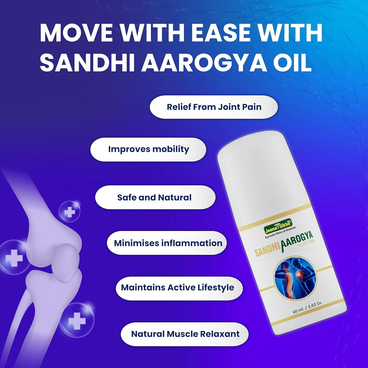 Sandhi Aarogya Oil | Ayurvedic Support for Joint Comfort & Muscle Relaxation - Image 4