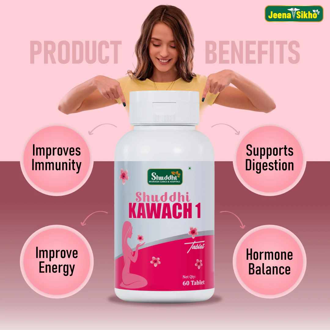 Shuddhi Kawach Tablets | Ayurvedic Women’s Wellness Support for Immunity, Digestion & Hormonal Balance - Image 4