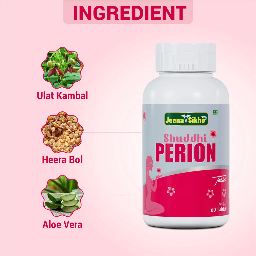 Shuddhi Perion Tablets | Menstrual Pain, Heavy Bleeding & Period Cycle Support - Image 3