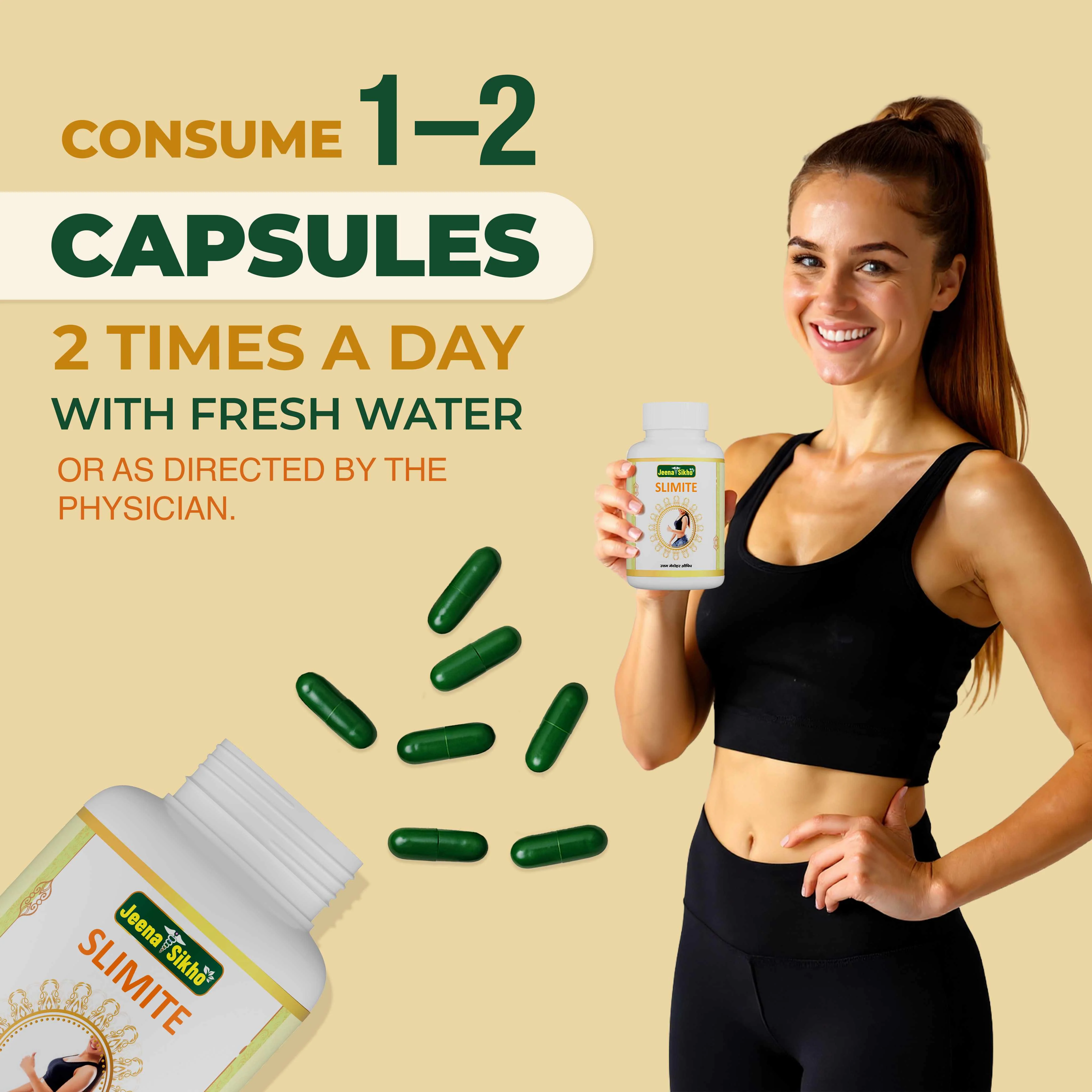 Slimite Capsules | Ayurvedic Weight Management & Metabolism Support for Digestive Balance and Daily Energy - Image 3