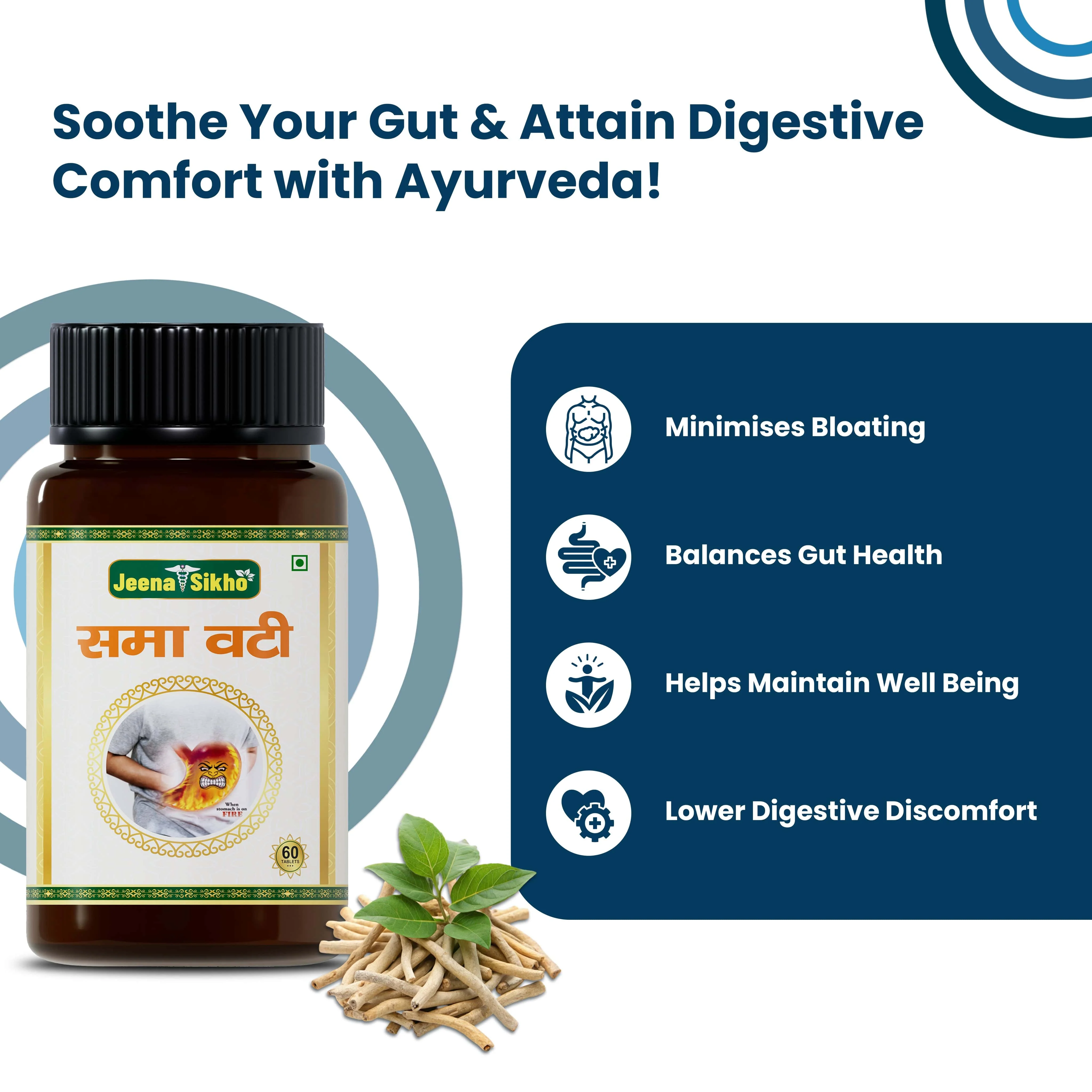 Smaa Vati Tablets | Ayurvedic Digestive, Bloating & Gut Health Support - Image 3