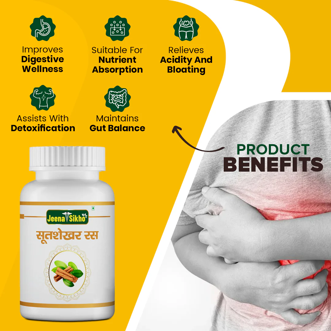 Sootshekharras Tablets | Ayurvedic Digestive & Gut Support for Acidity & Bloating - Image 2