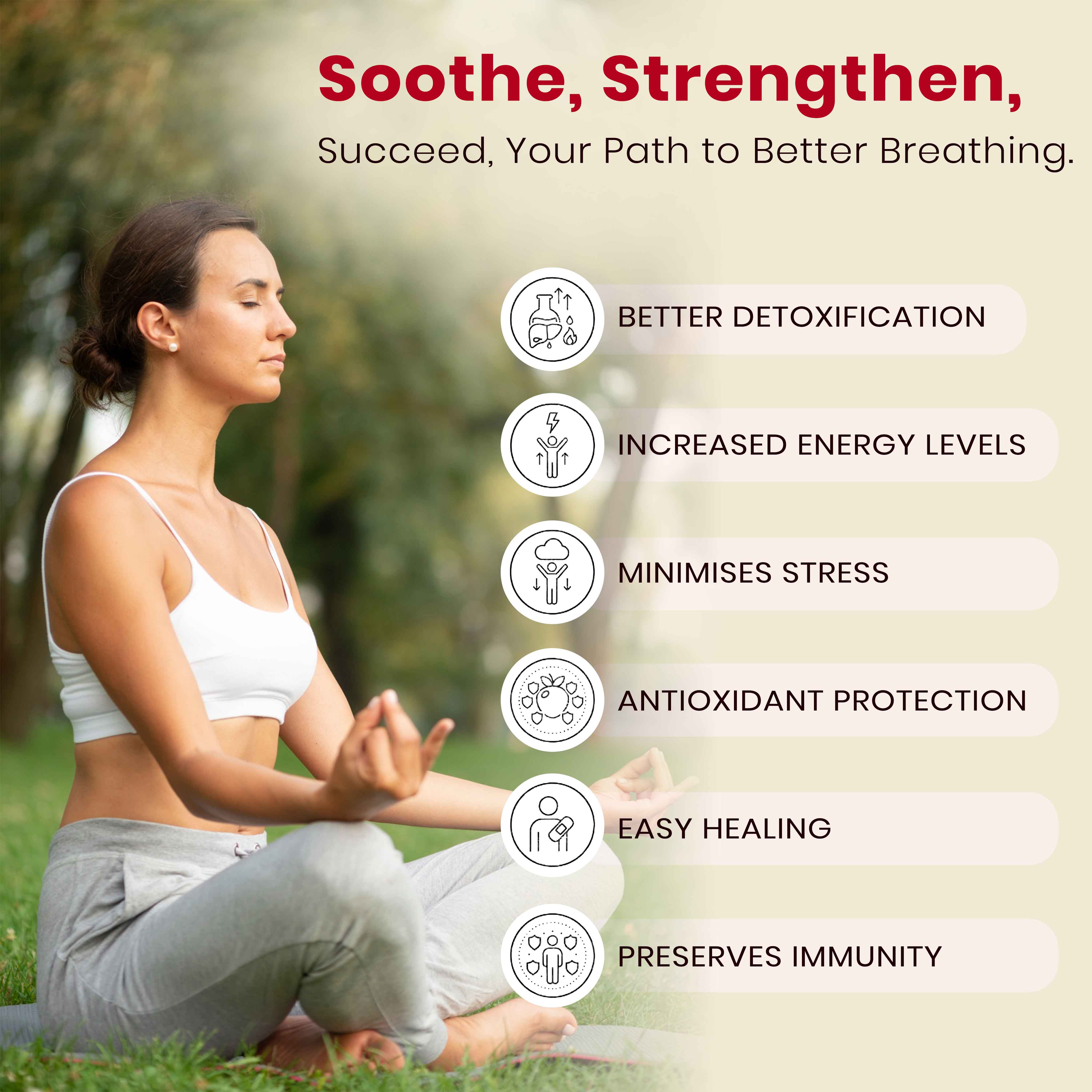 SWAS-KAAS Capsules | Ayurvedic Lung Health & Breathing Support | Herbal Supplement for Respiratory Wellness - Image 3