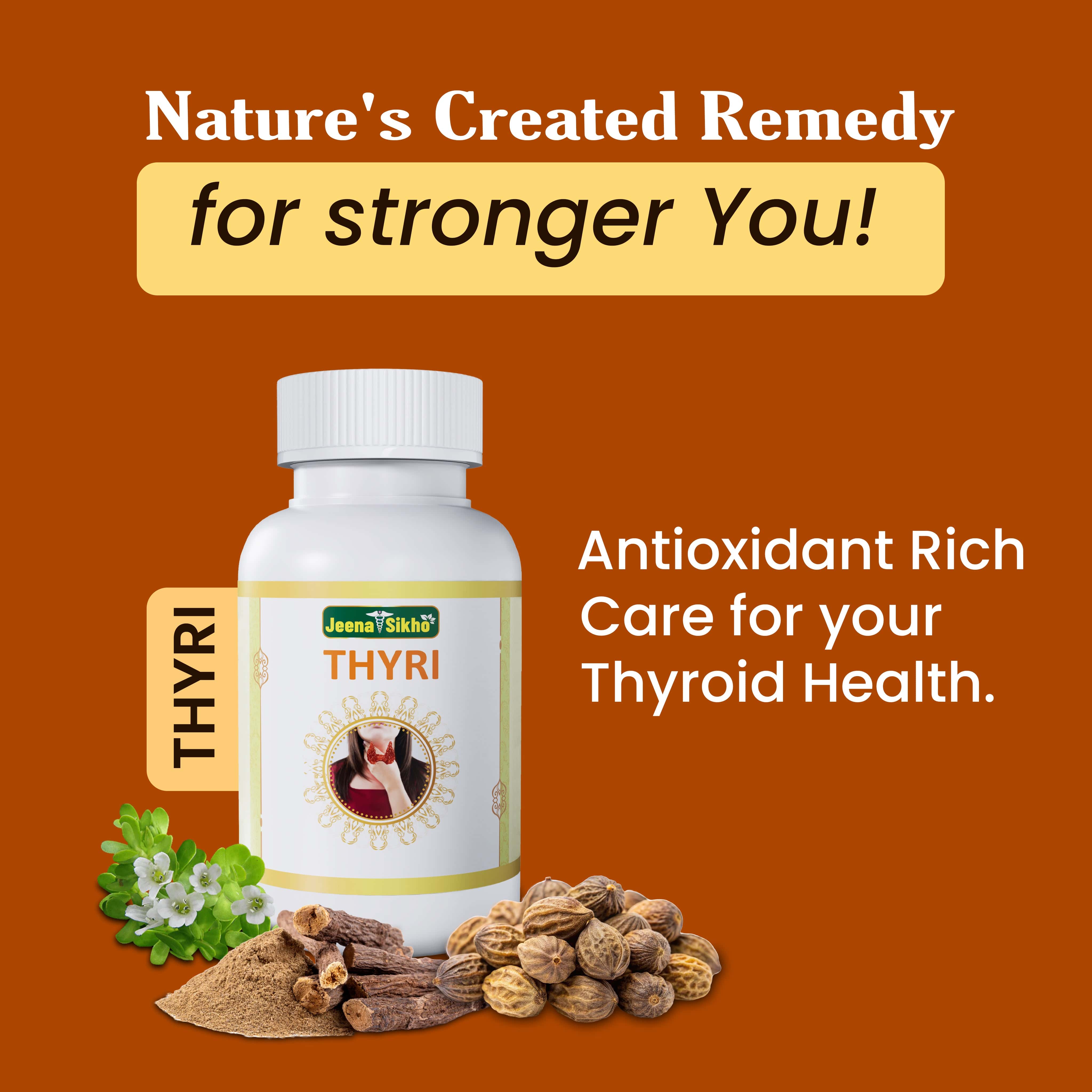 Thyri Capsules | Ayurvedic Thyroid Balance, Metabolism & Energy Support | Herbal Wellness Supplement - Image 2