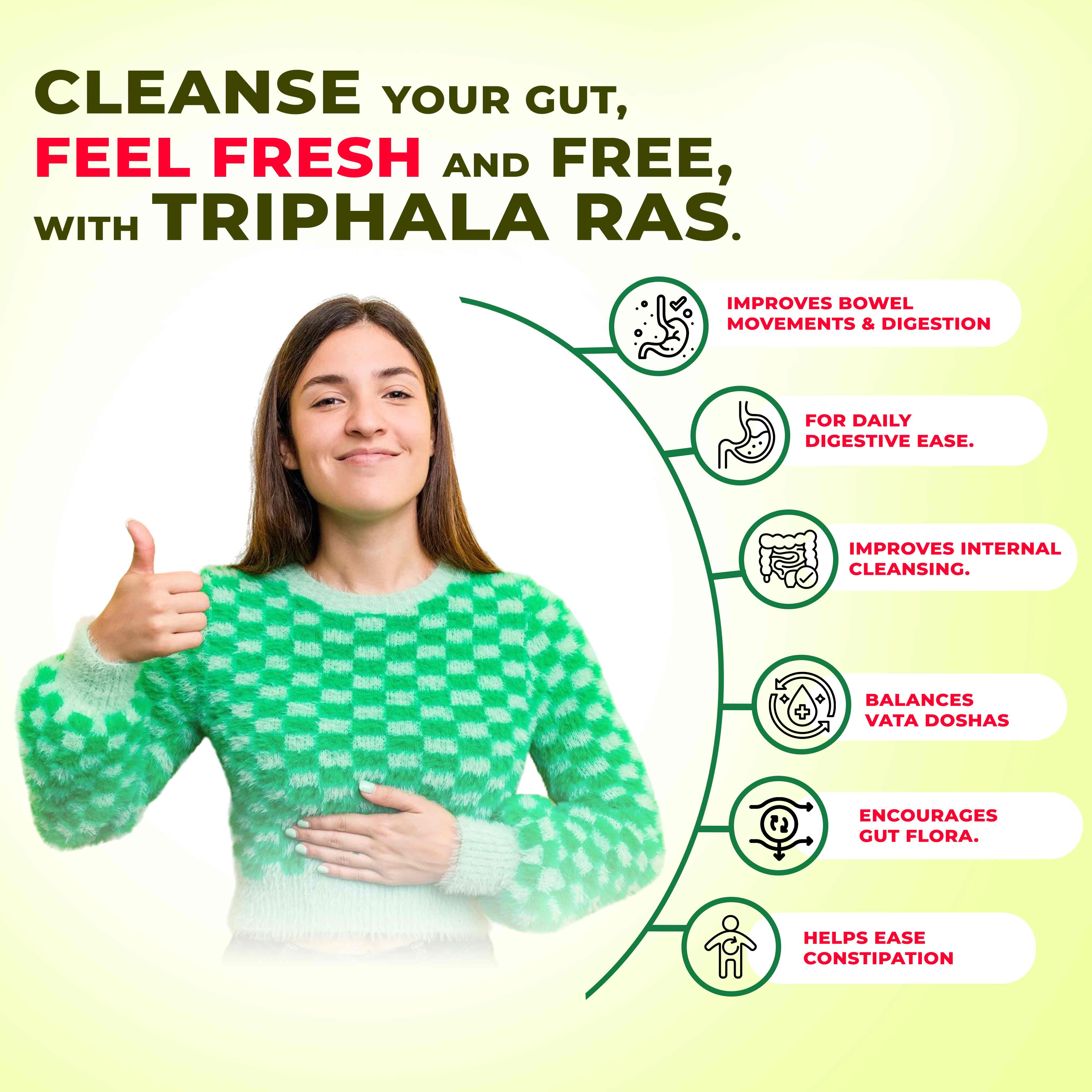 Triphala Ras Juice | Ayurvedic Digestive & Gut Support for Bowel Regularity & Detox - Image 4