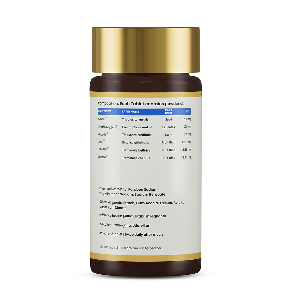 URI Plus Tablets | Ayurvedic Support for Abdominal Health, Fever Support & Digestive Comfort - Image 9