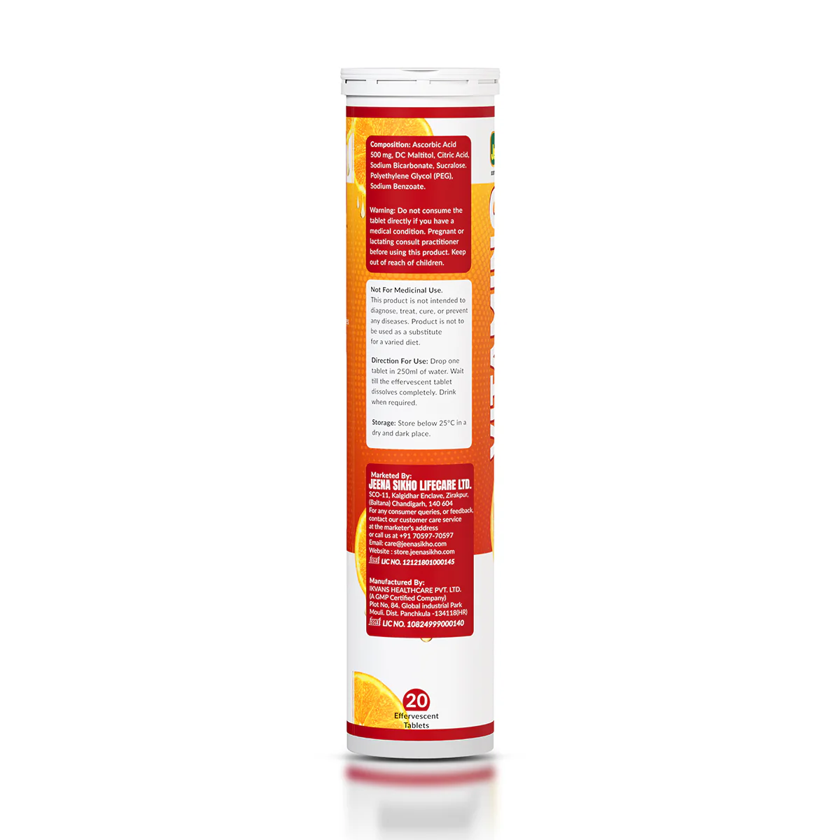 Vitamin C & Multivitamin Effervescent Tablets | Helps with Immunity, Skin Health & Daily Energy | Fizz Tablets for Easy Consumption - Image 2