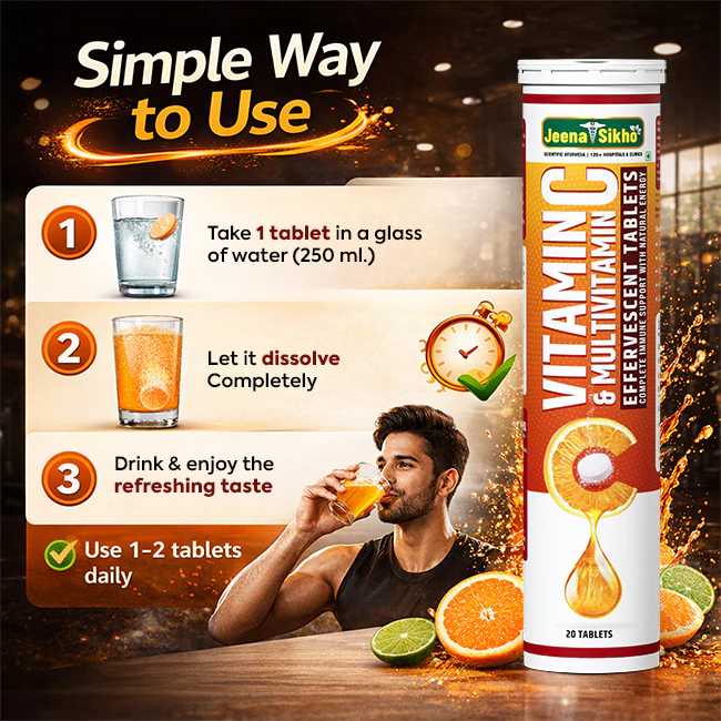 Vitamin C & Multivitamin Effervescent Tablets | Helps with Immunity, Skin Health & Daily Energy | Fizz Tablets for Easy Consumption - Image 8