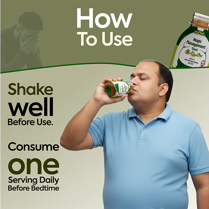 Weight Management Shot | Ayurvedic Herbal Shot for Natural Weight Loss, Metabolism & Digestion | Shot 60 ml pack of 9 - Image 6