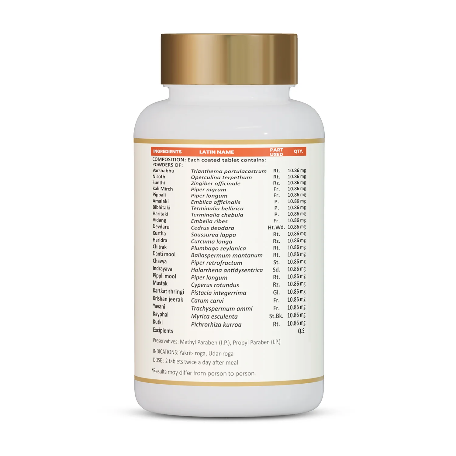 Yakrit Shoth Vati Tablets | Ayurvedic Liver Care & Digestive Support - Image 8